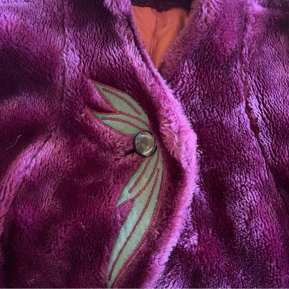 Vintage Purple Oversized Coat - Picture 5 of 8